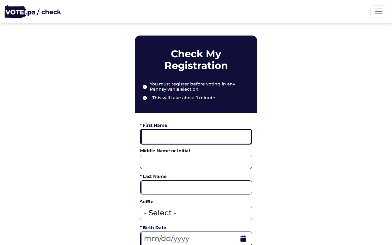 Upper Merion Township residents directory Pennsylvania voter registration status tool